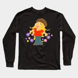 Flower Girl Long Sleeve T-Shirt